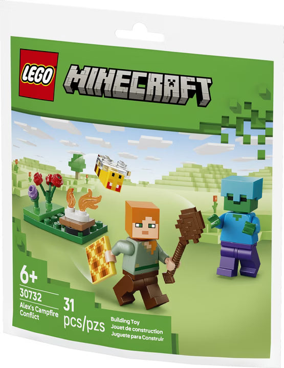LEGO Minecraft Alex Begegnung am Lagerfeuer 30732