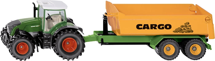 Fendt mit Hakenlifttfahrgestell mit Mulde