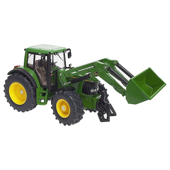 John Deere mit Frontlader 1:32