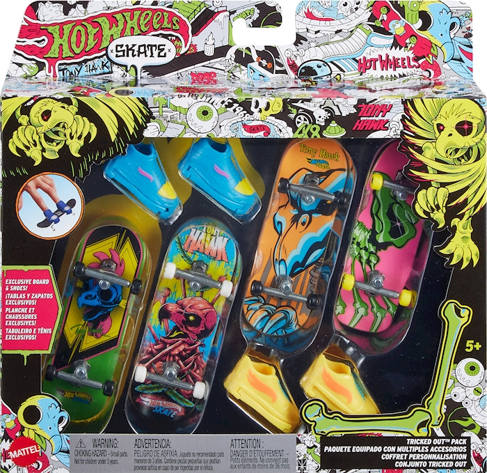 Skate Neon Bones Tony Hawk 4-er Set