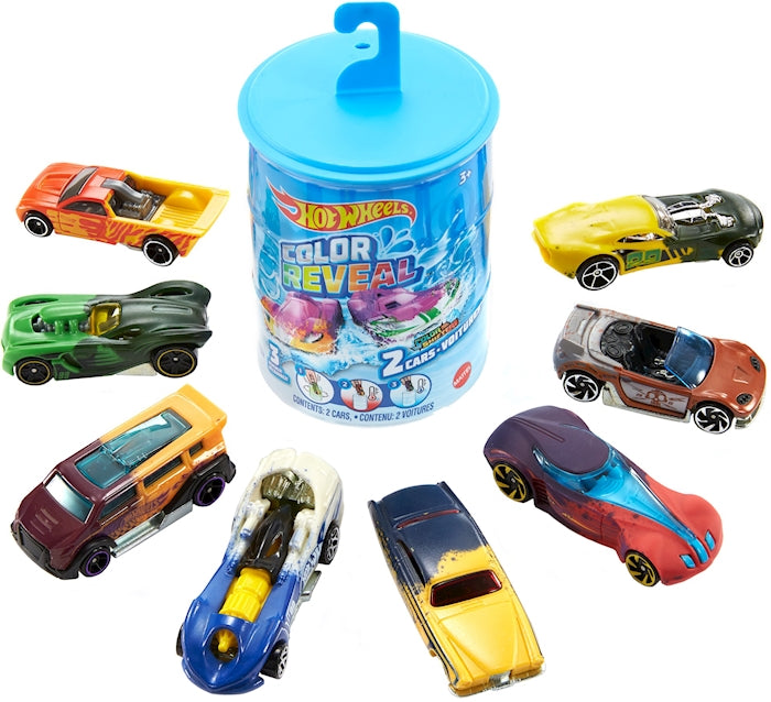 Color Reveal Hot Wheels 2 Fahrzeuge. 1:64.