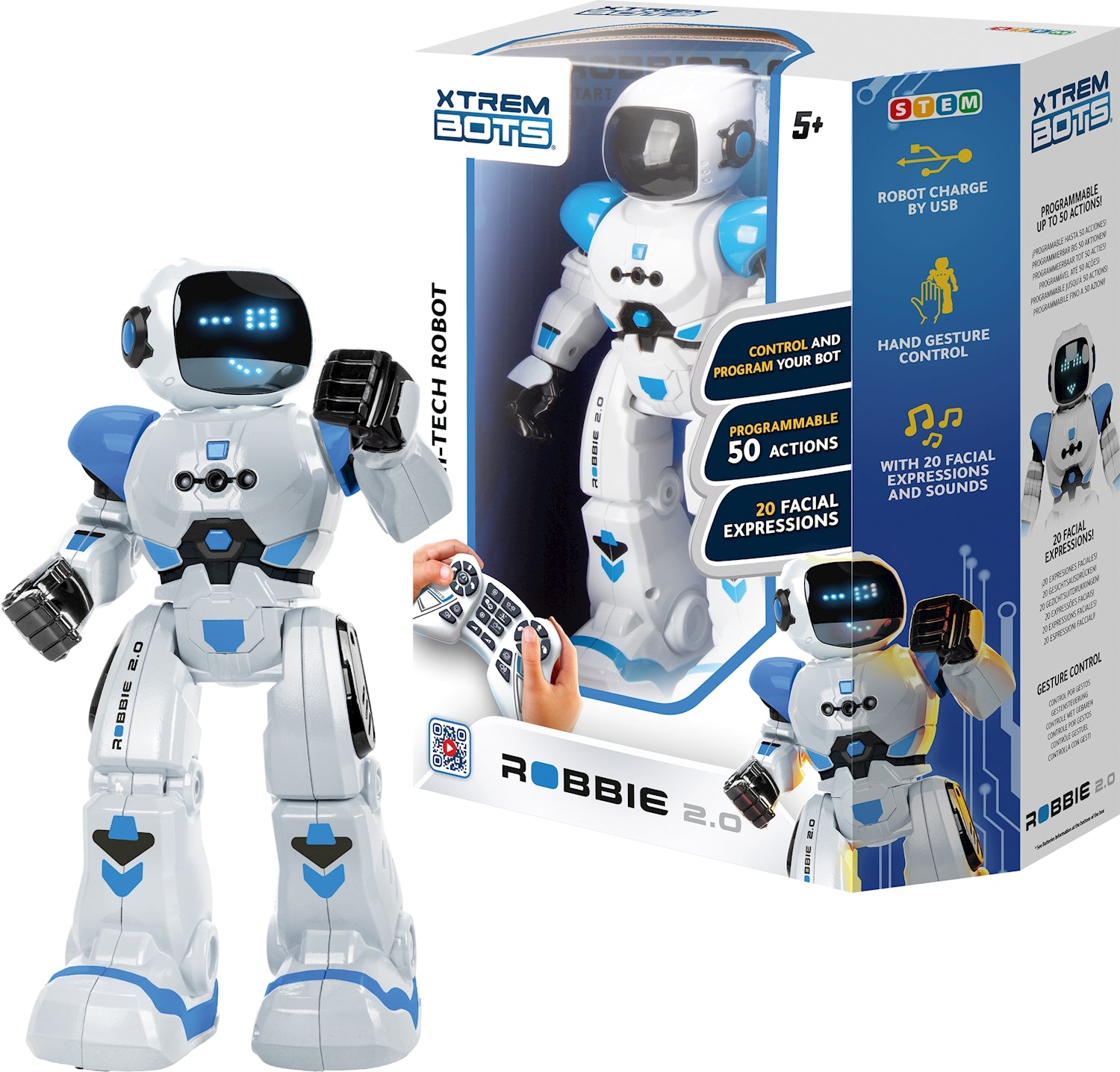 XTREM BOTS Roboter Robbie 2.0