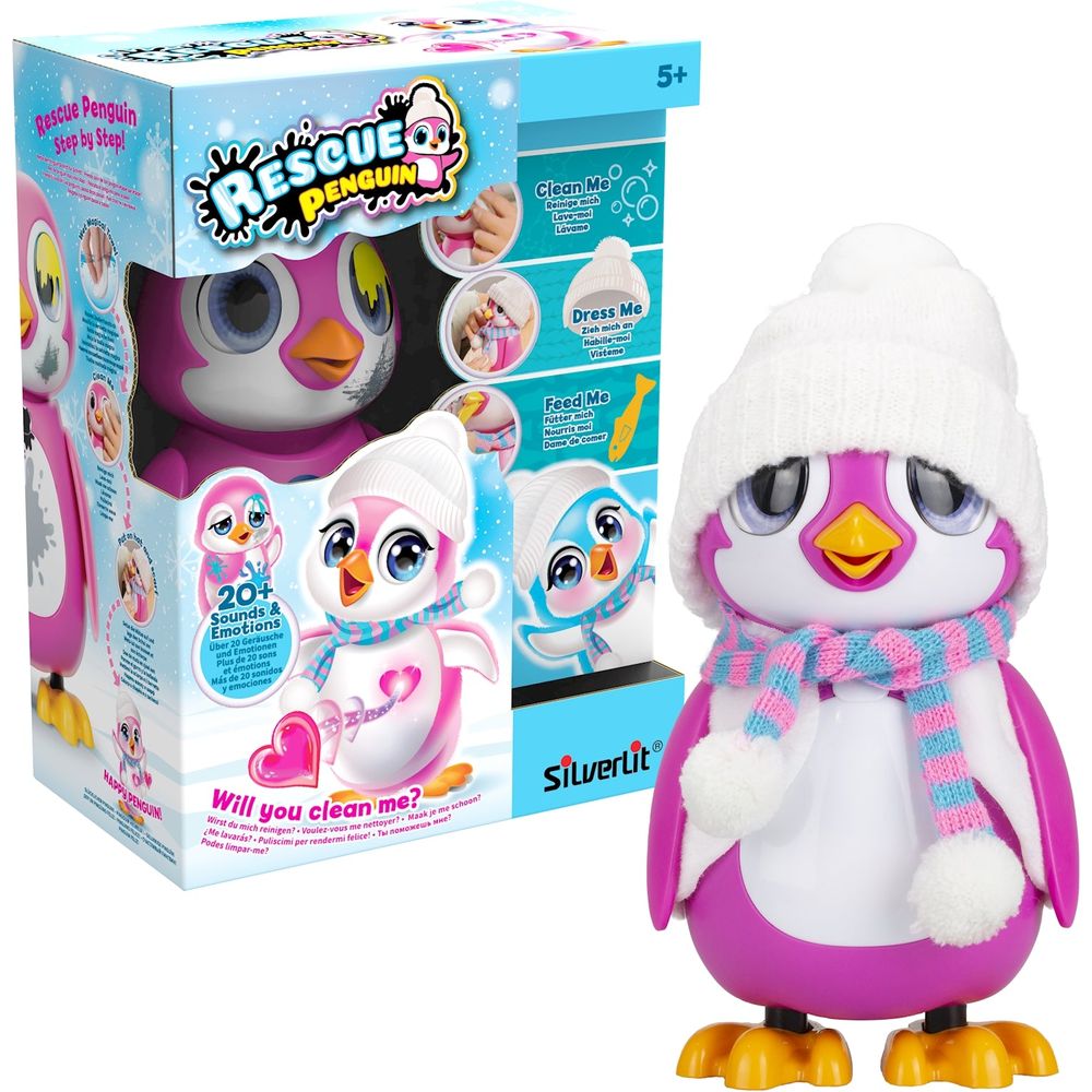 Rescue Penguin pink - Interaktiver Pinguin