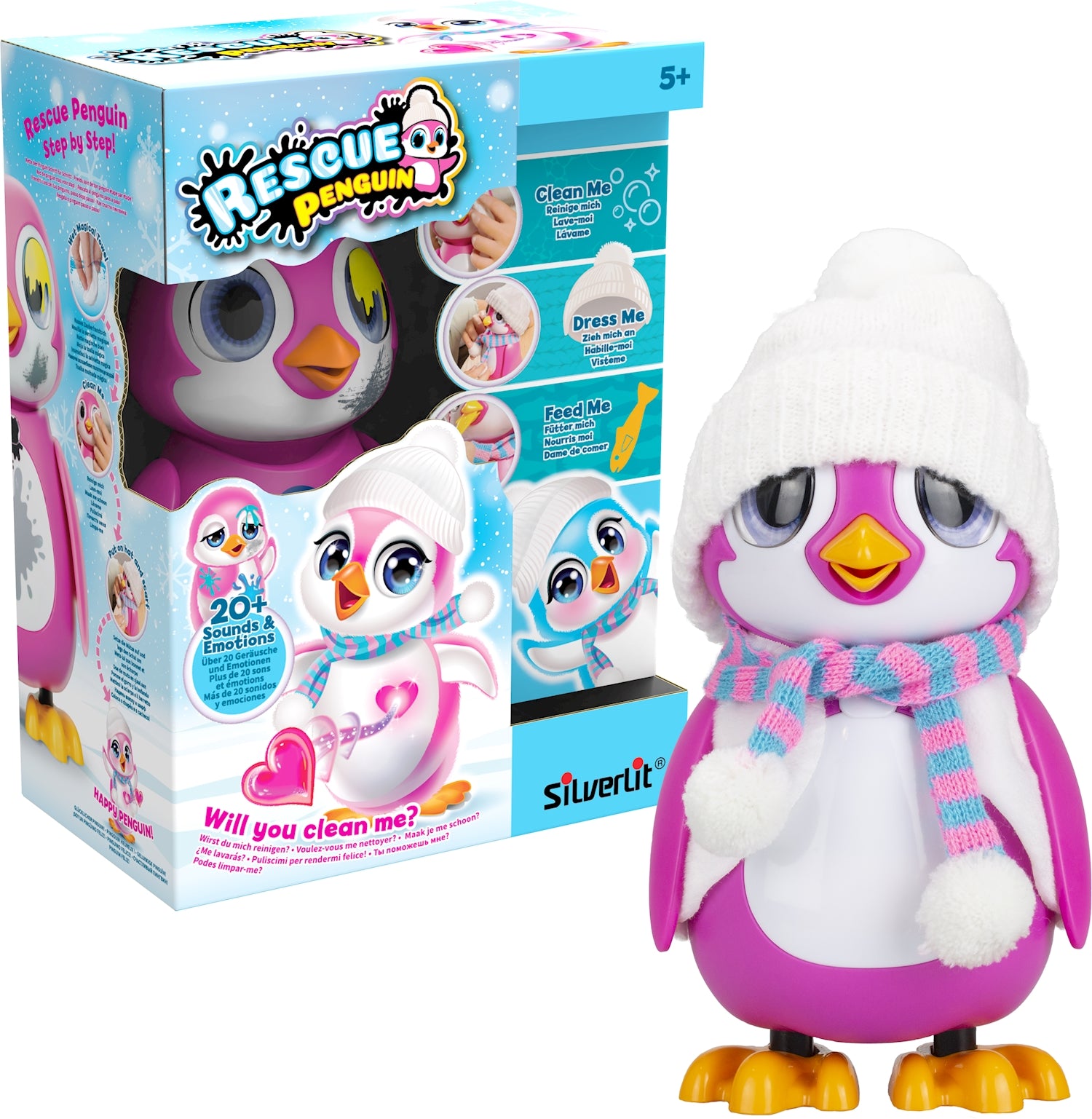 Rescue Penguin pink