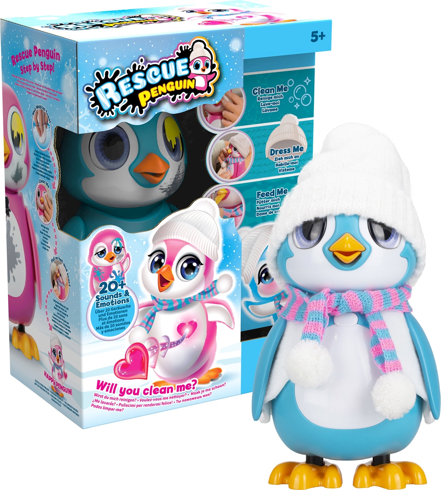 Rescue Penguin blau