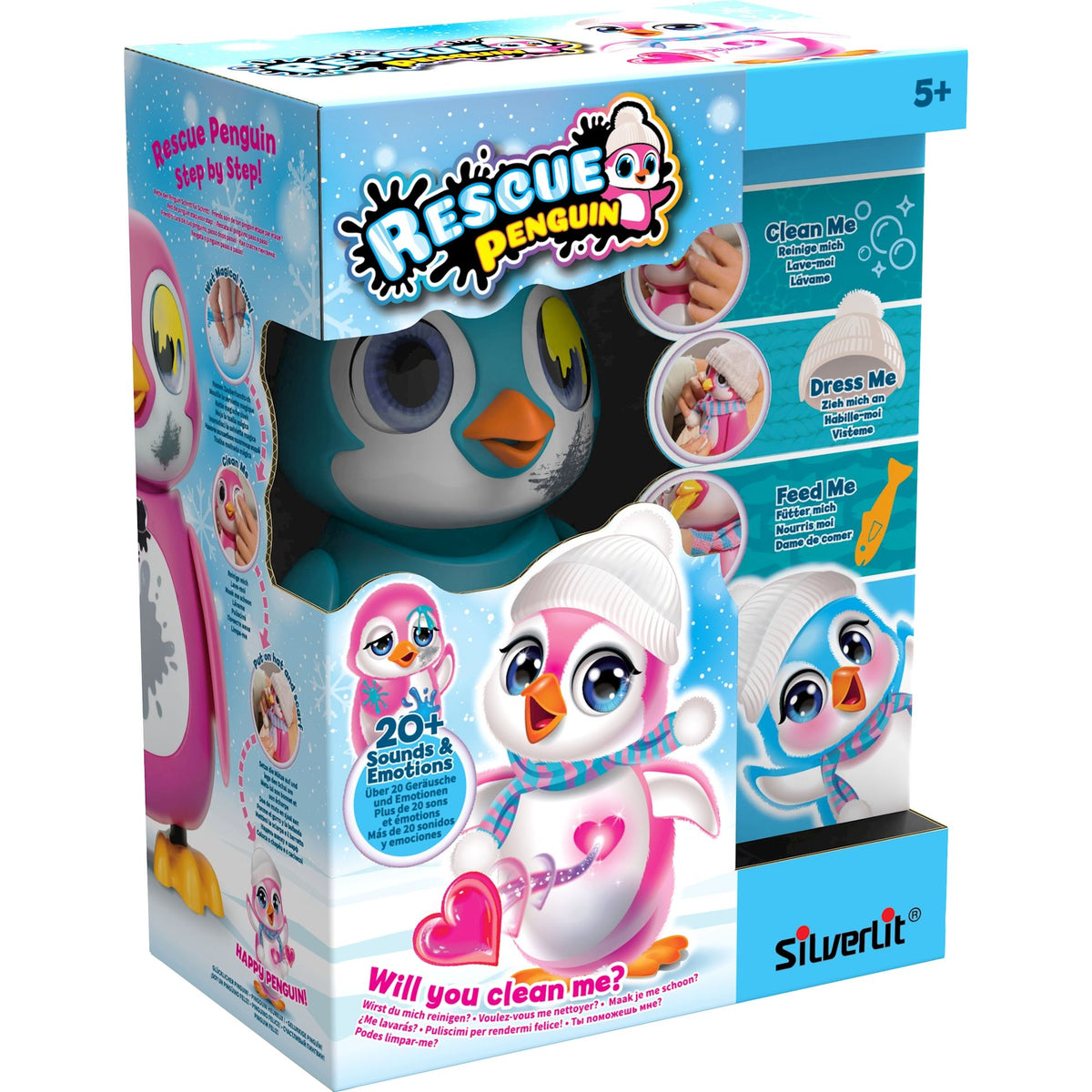 Rescue Penguin blau