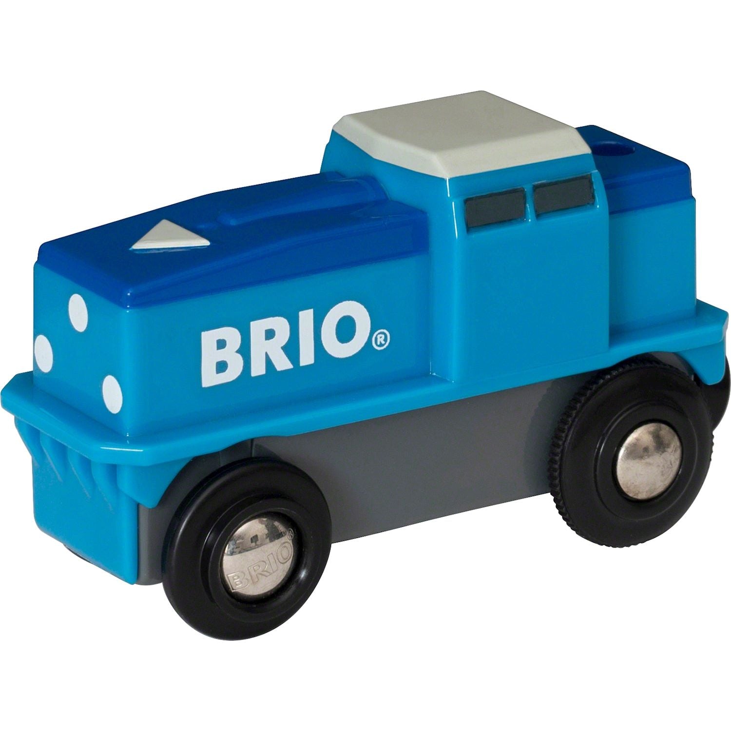 Brio Blaue Batterie Frachtlok