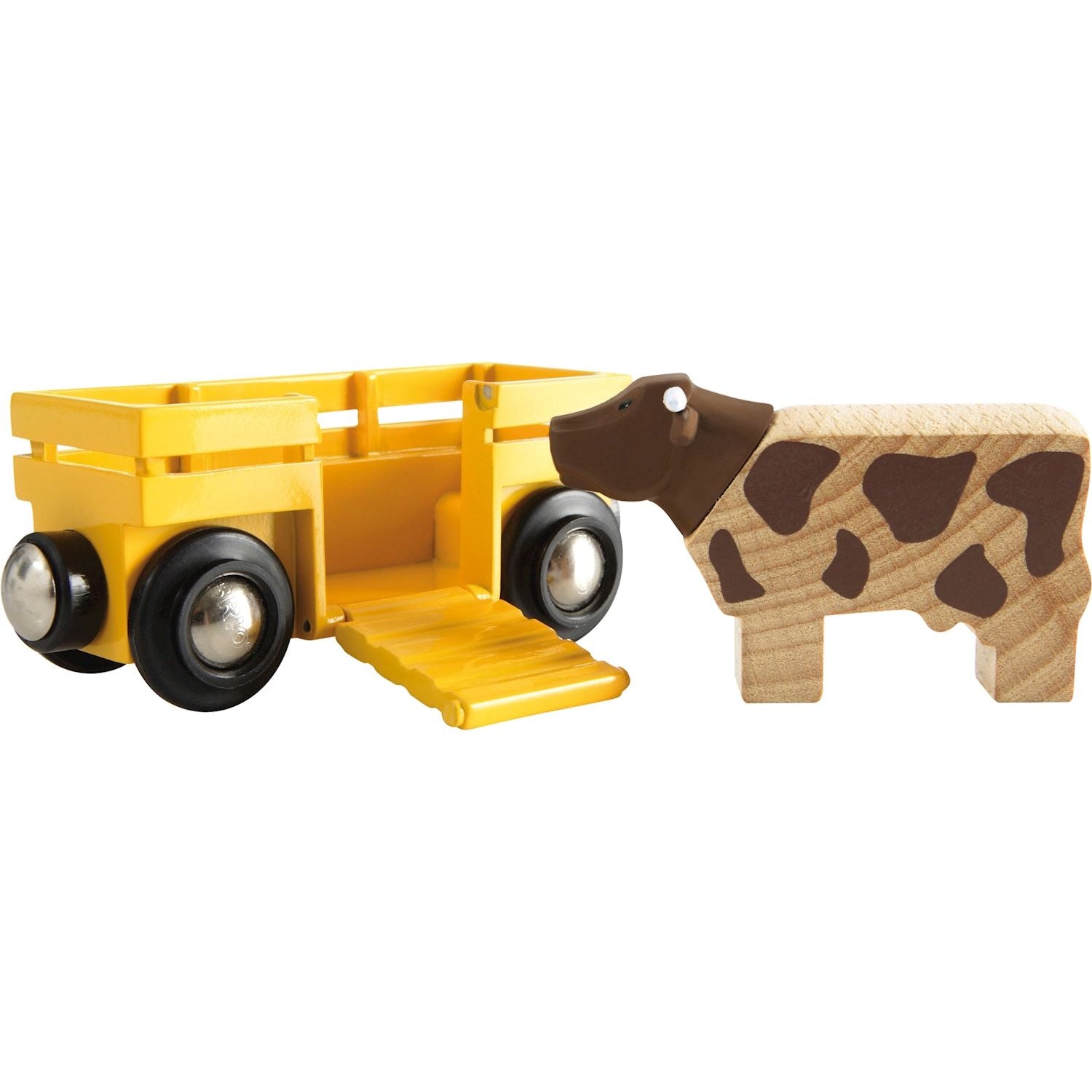 Brio Tierwagen mit Kuh