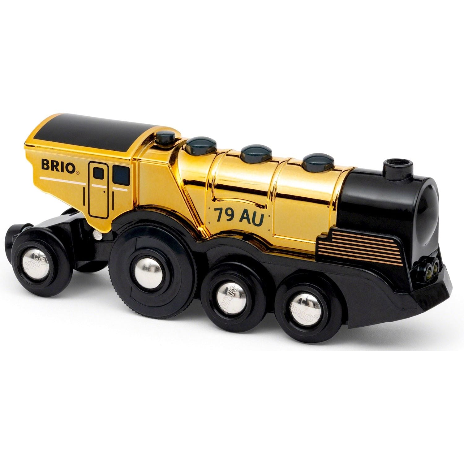 Brio Goldene Batterielok mit Licht und Sound