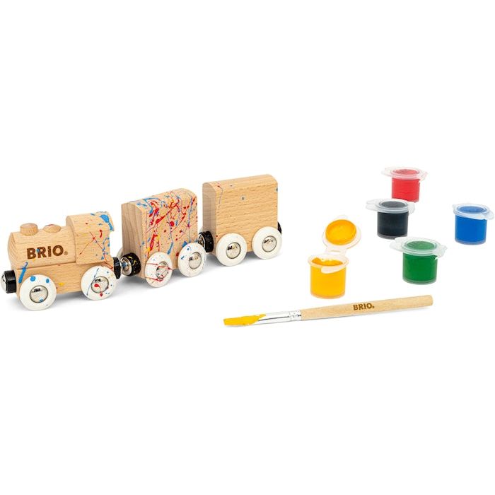 BRIO Paint Train Zug mit 2 Waggons