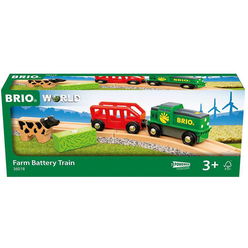 Brio Farm Battery Train