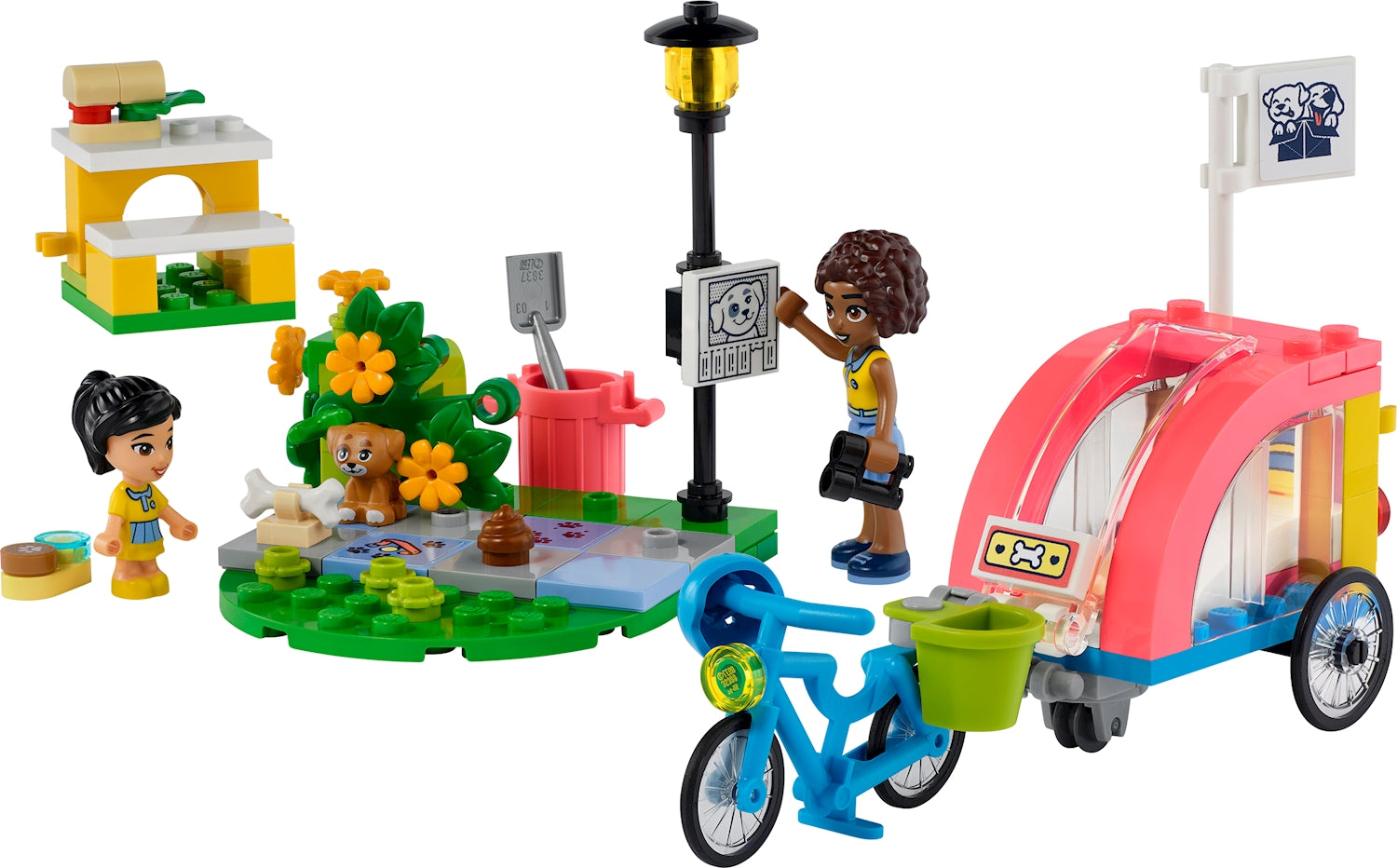 LEGO Friends Hunderettungsfahrrad 41738
