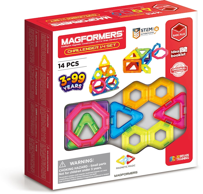 Magformers Challenger-Set 14 magnetische Teile, neue Herausforderungen