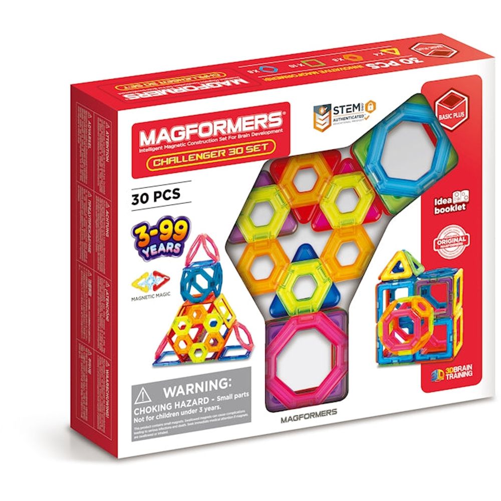 Magformers Challenger-Set 30 magnetische Teile, neue Herausforderungen