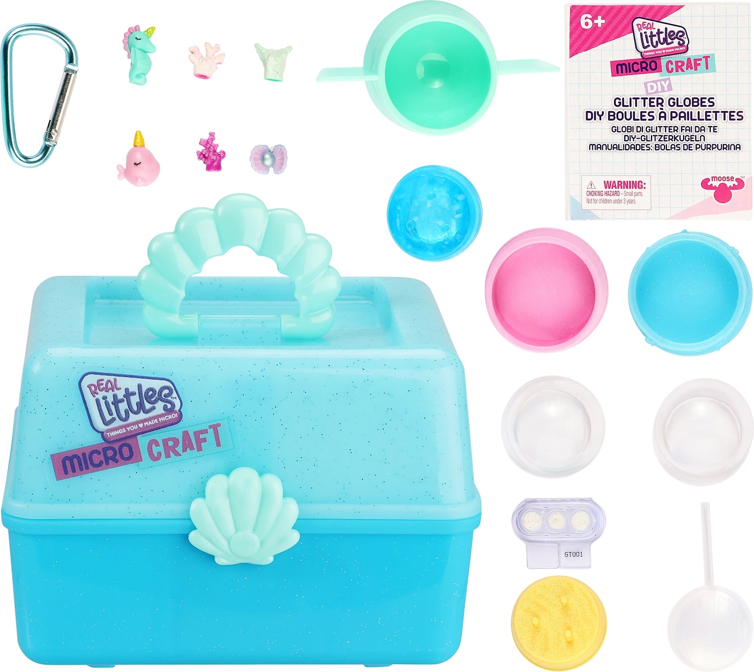 Mini-Craft Bastelkoffer (6-fach assortiert) / Einzelstück