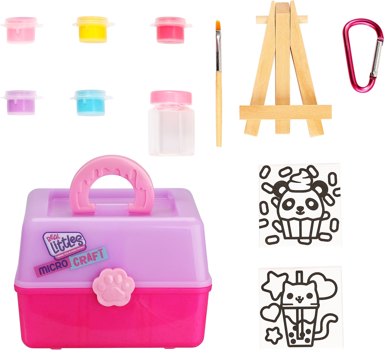 Mini-Craft Bastelkoffer (6-fach assortiert) / Einzelstück