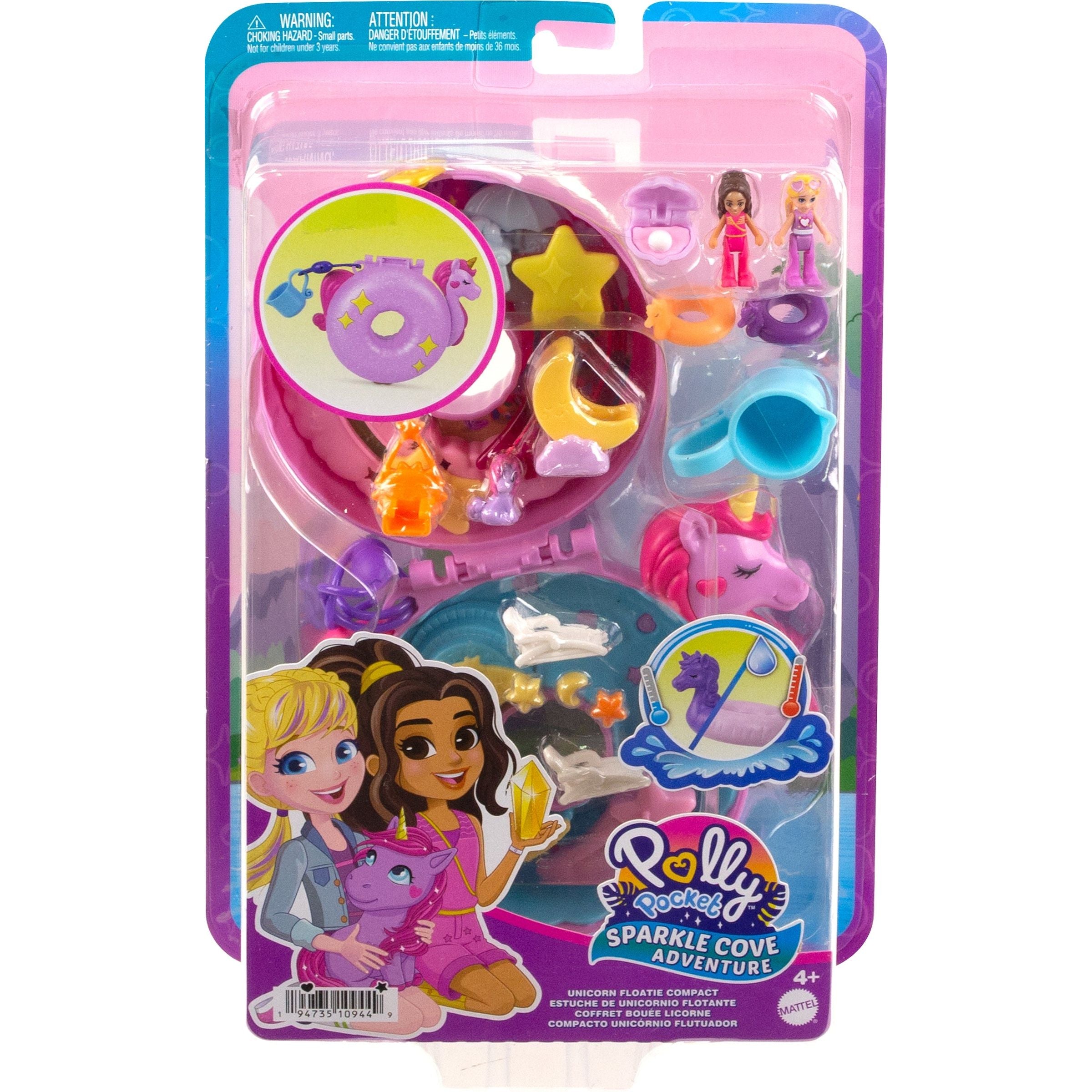 Polly Pocket Einhorn Poolparty Schatulle