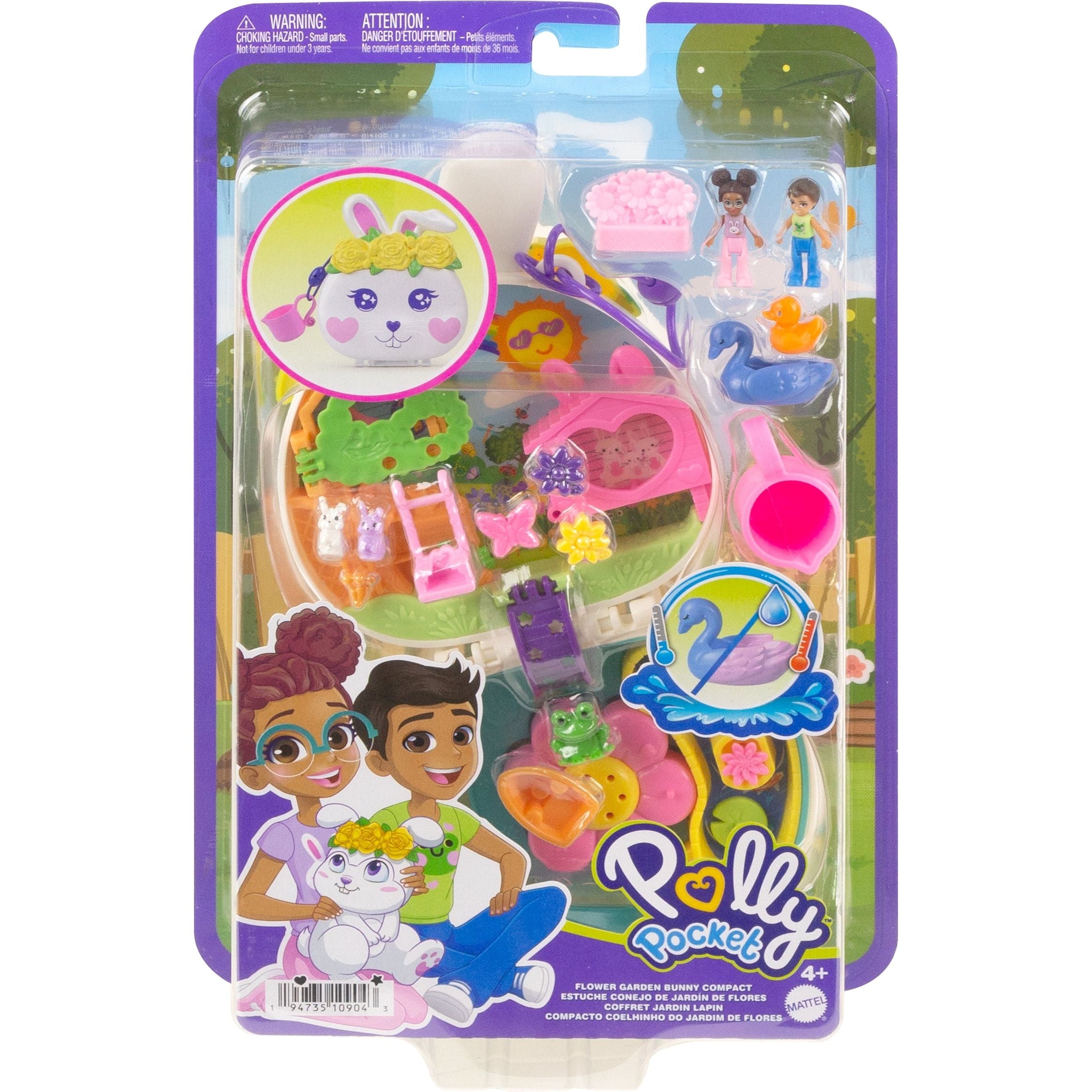 Polly Pocket Blumen-Häschen Schatulle