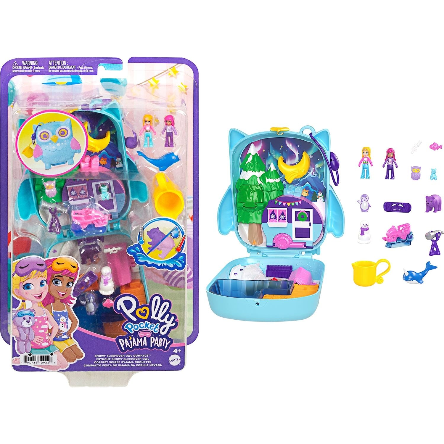 Polly Pocket Schnee-Eule Schatulle