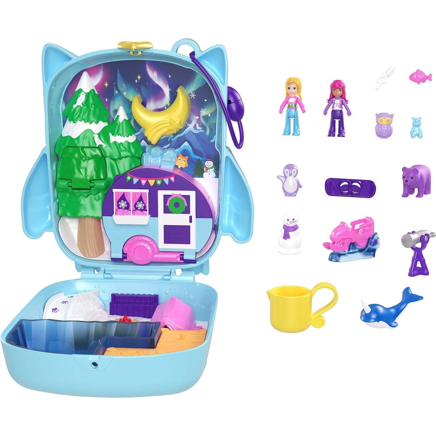 Polly Pocket Schnee-Eule Schatulle