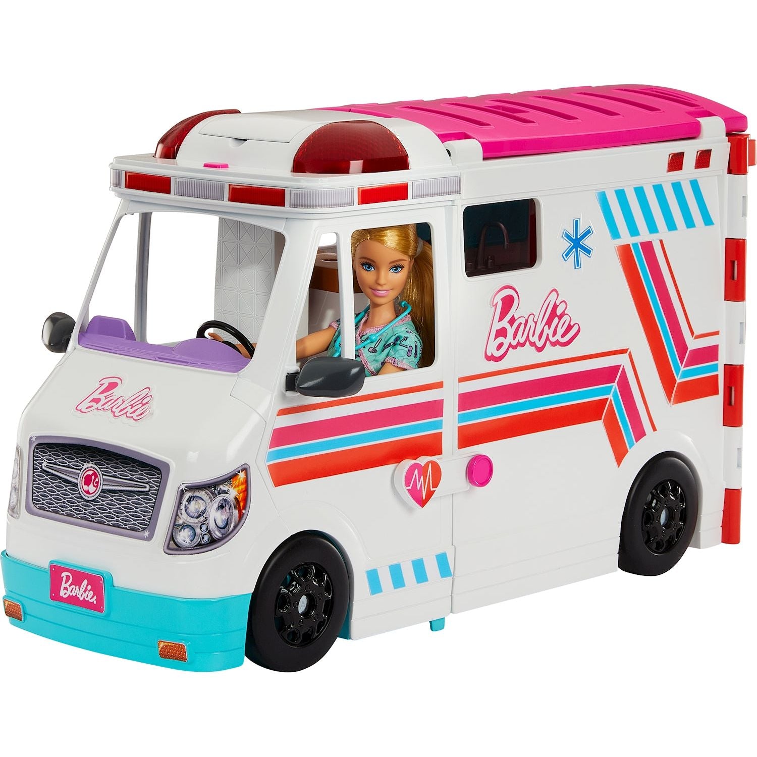 Barbie 2-in-1 Krankenwagen Spielset