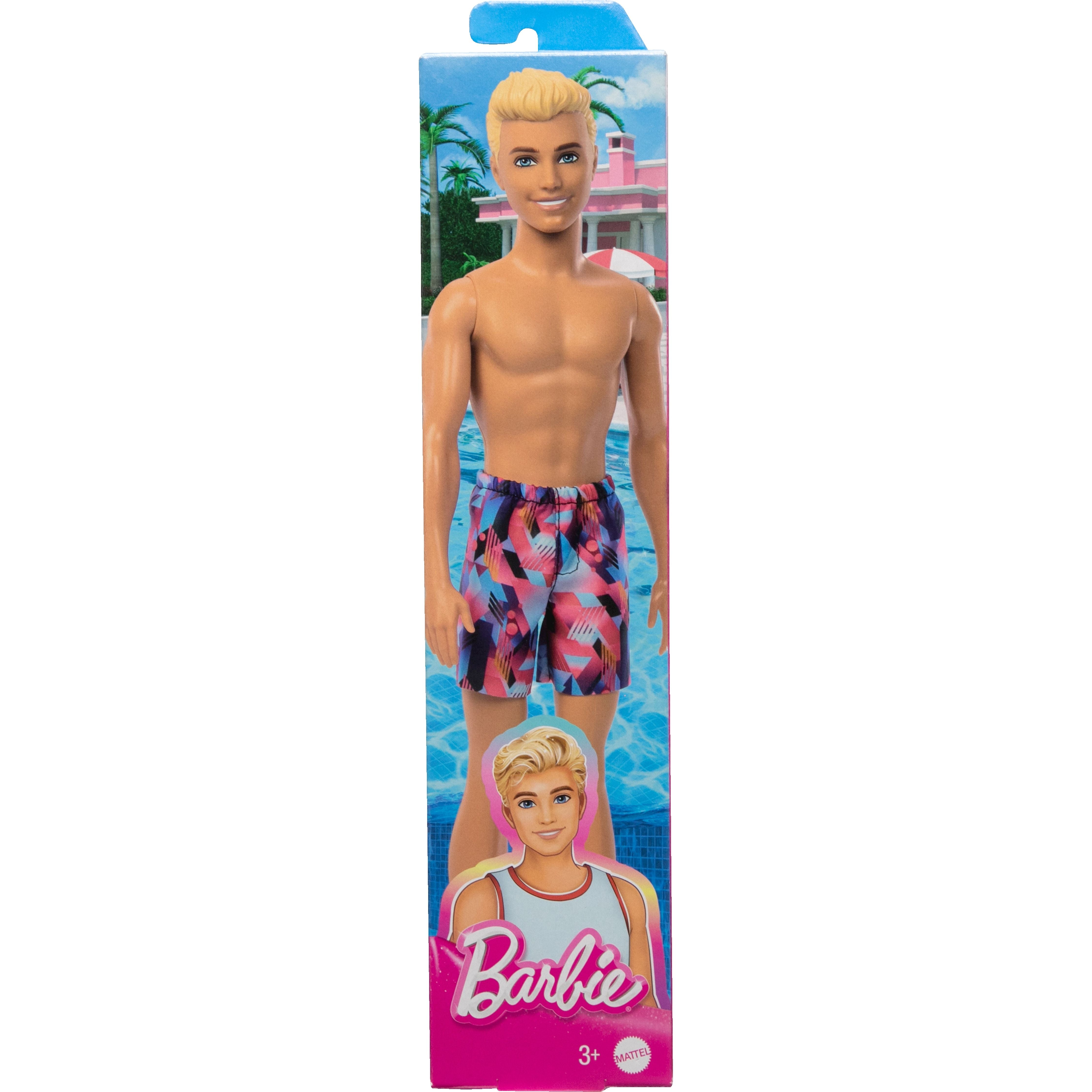 Barbie Ken Strandpuppe blonde Haare