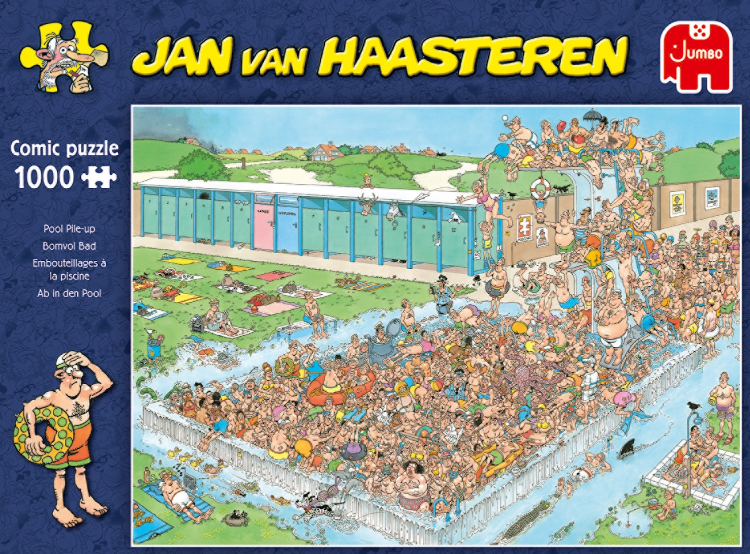 Puzzle Jan van Haasteren - Ab in den Pool