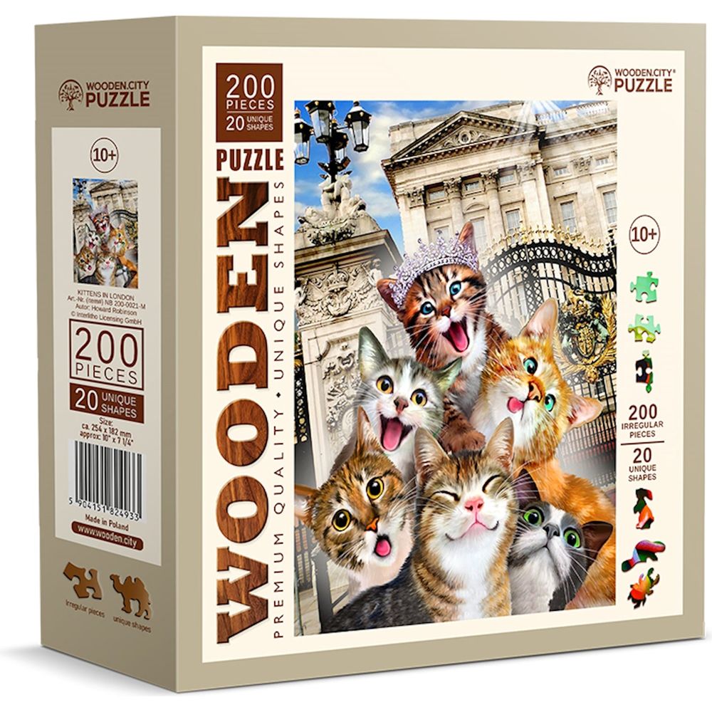 Puzzle Holz M Kittens in London