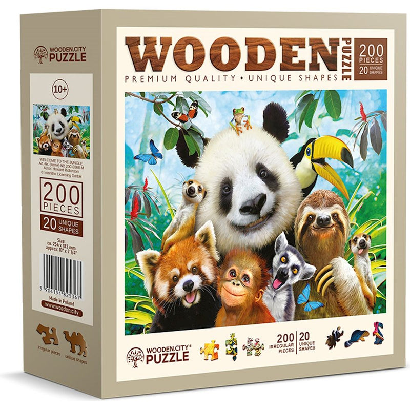 Puzzle Holz M Welcome to the Jungle