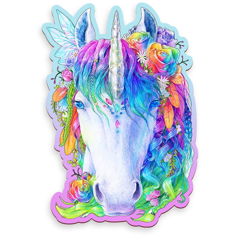 Puzzle Holz M Stylish Uniorn