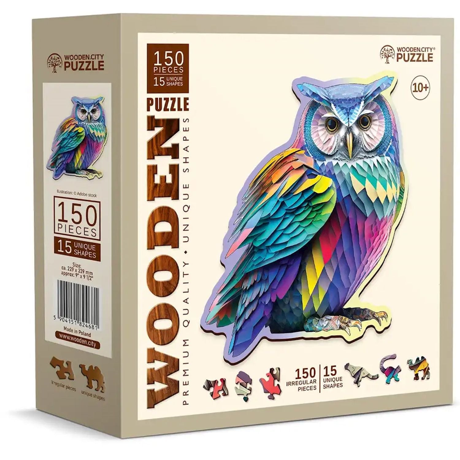 Puzzle Holz M Trendy Owl