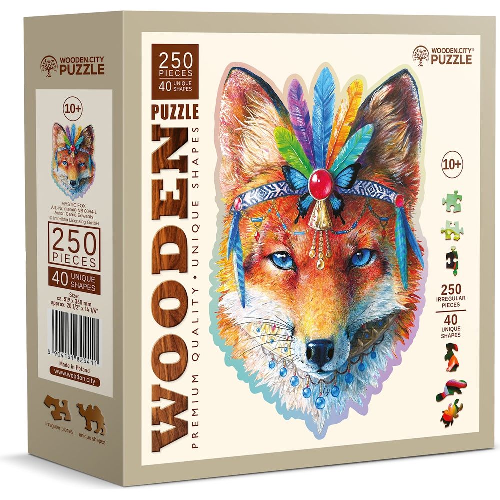 Puzzle Holz L Mystic Fox