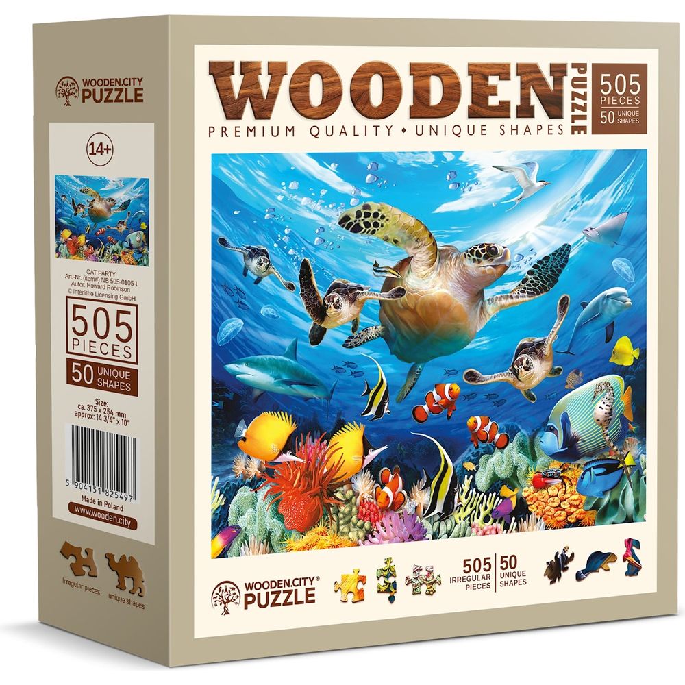 Puzzle Holz L Ocean life