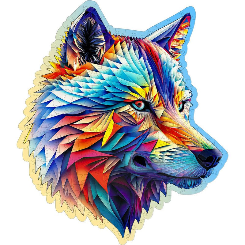 Puzzle Holz L Classy Wolf