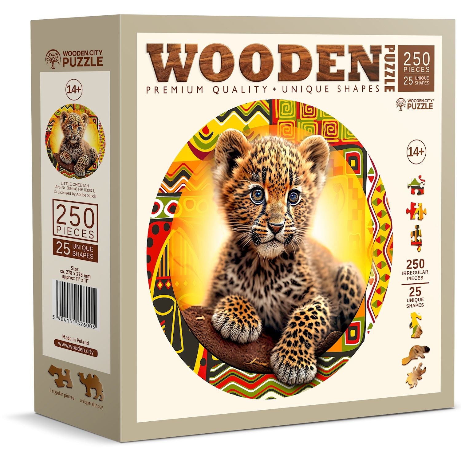Puzzle Holz L Cute Little