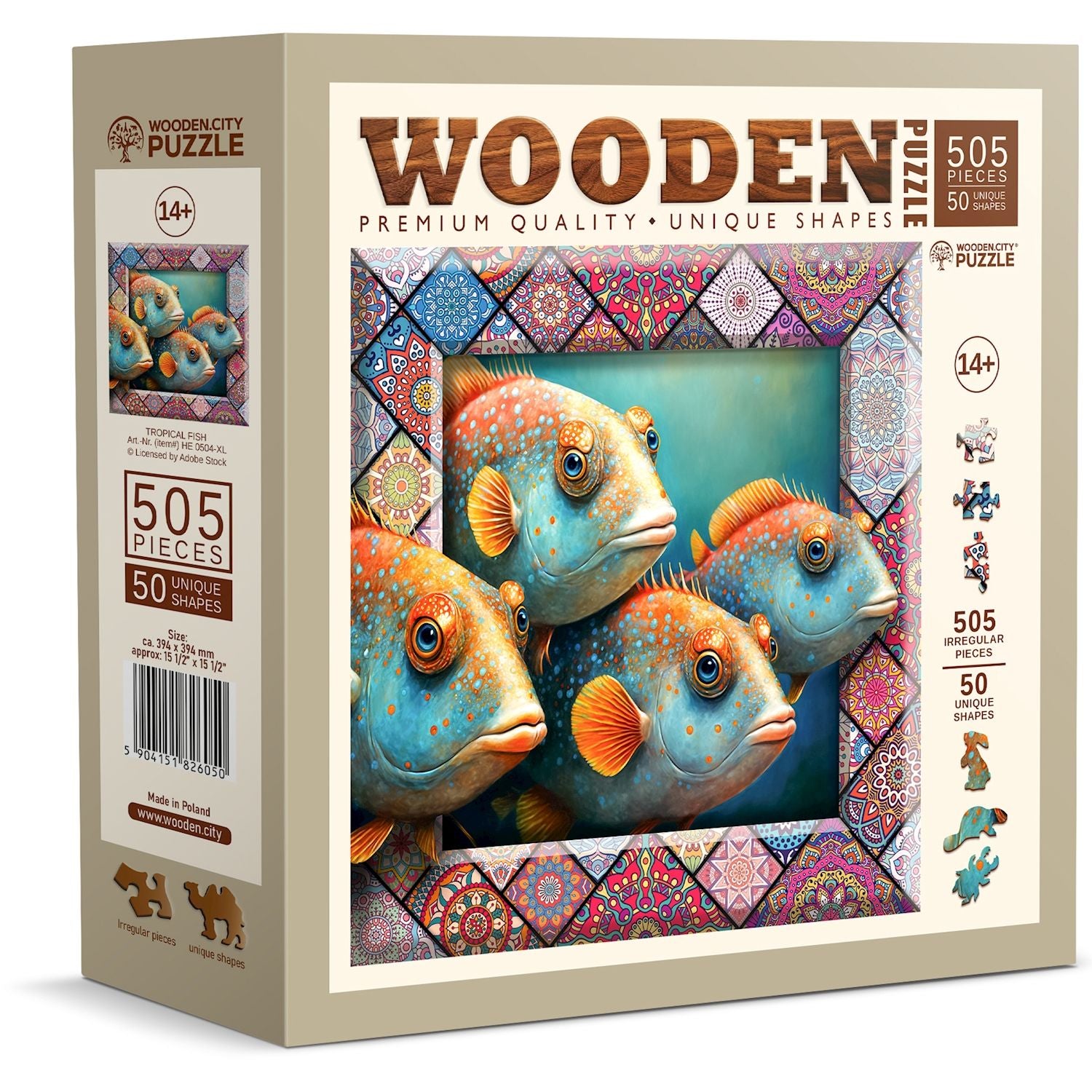 Puzzle Holz XL Tropical Fish