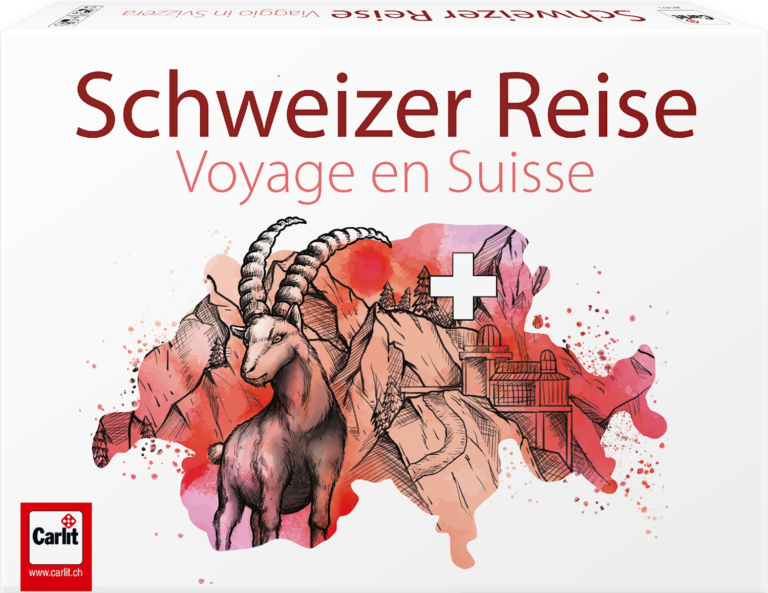 Jeu familial Ravensburger Swiss Travel - Voyage en Suisse