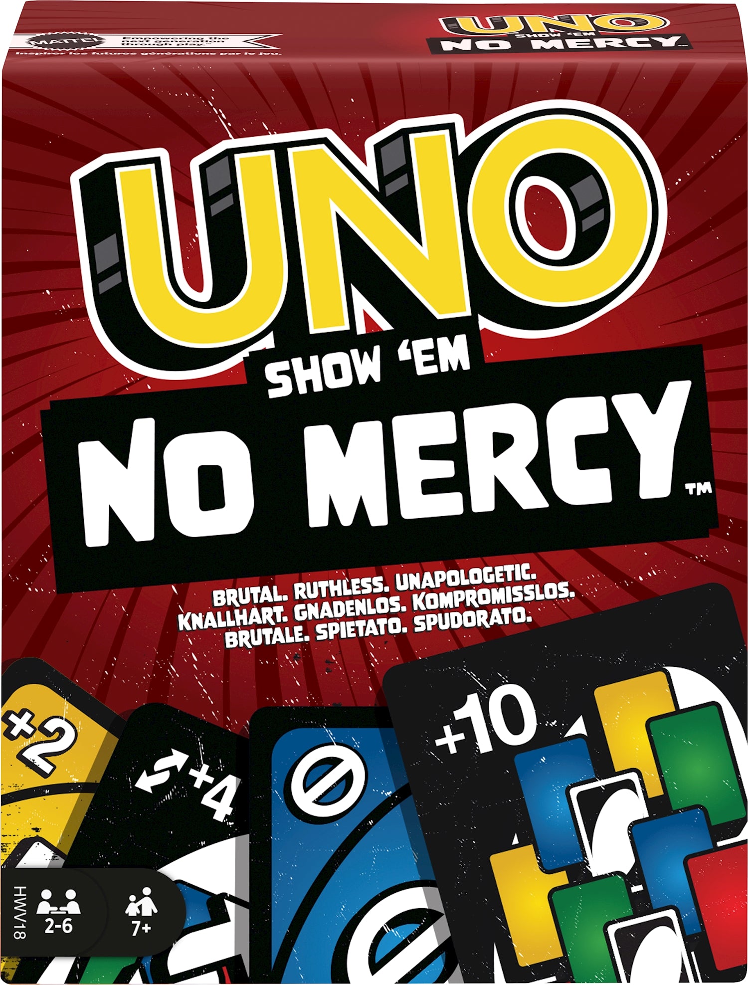 Mattel Games UNO No Mercy