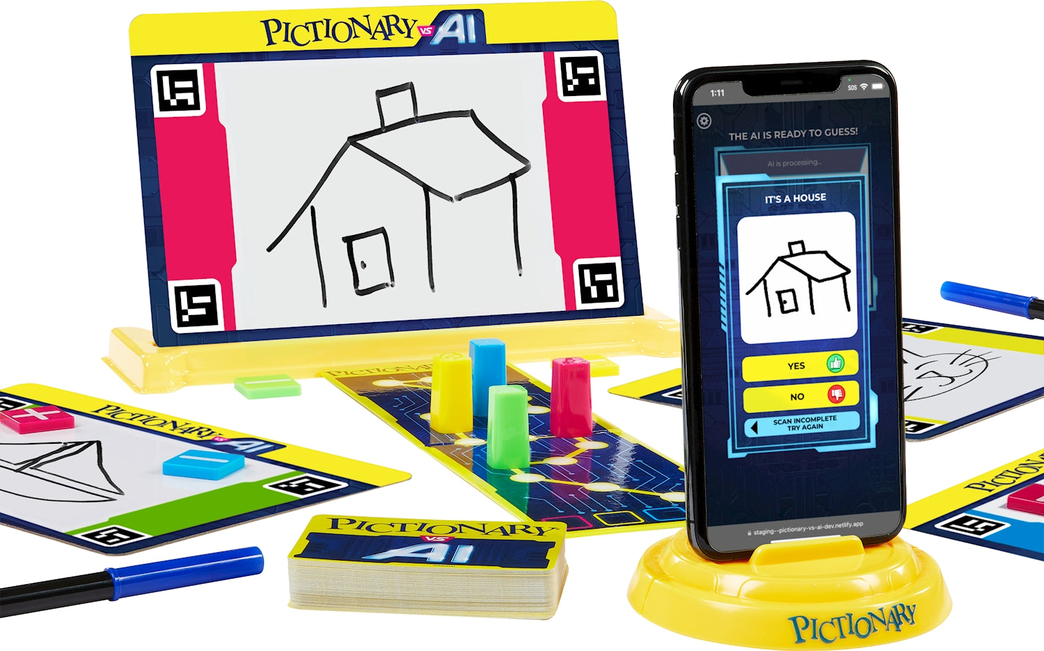 Mattel Games Pictionary vs AI