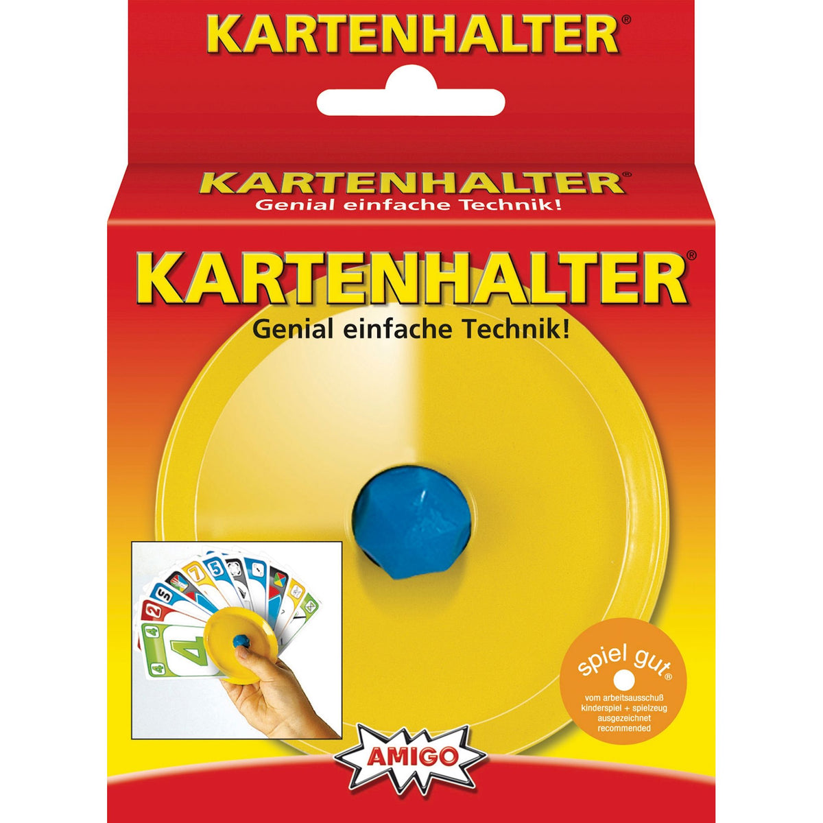 Amigo Kartenhalter gelb