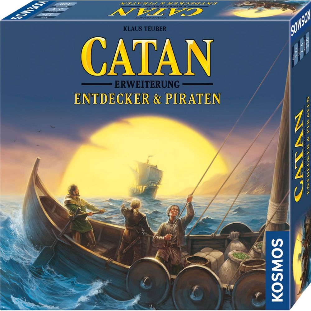 CATAN Entdecker & Piraten Erweiterung