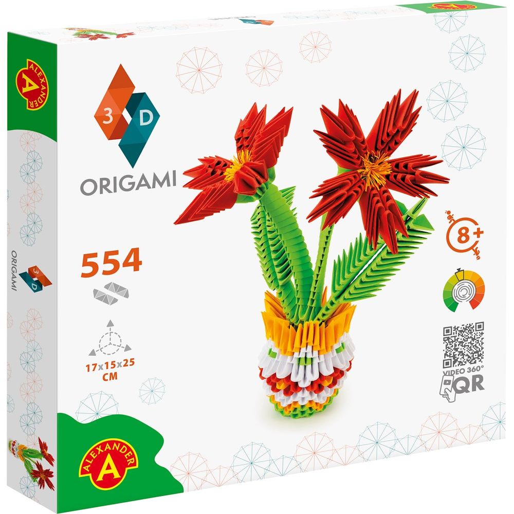 ORIGAMI 3D Topfblume