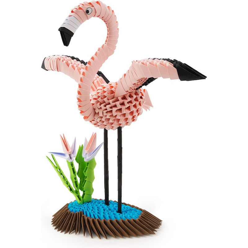 ORIGAMI 3D Flamingo