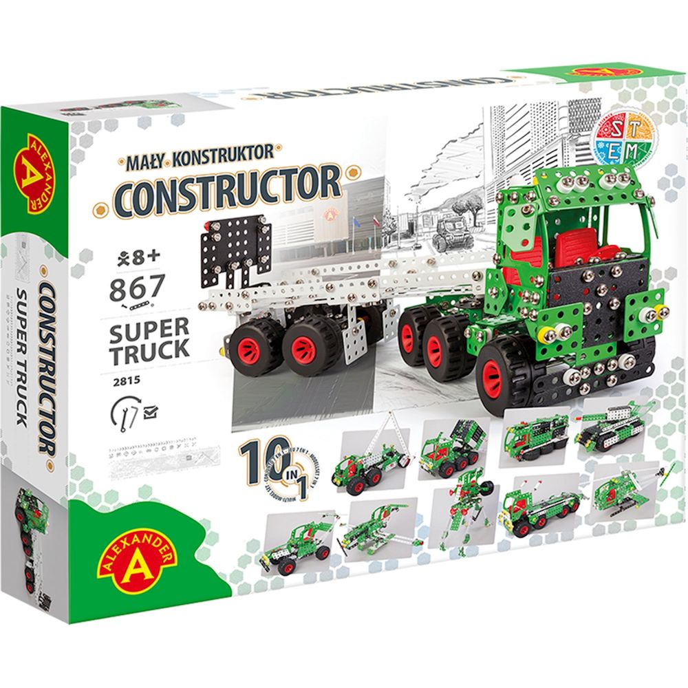 Constructor PRO Super Truck 10 in 1