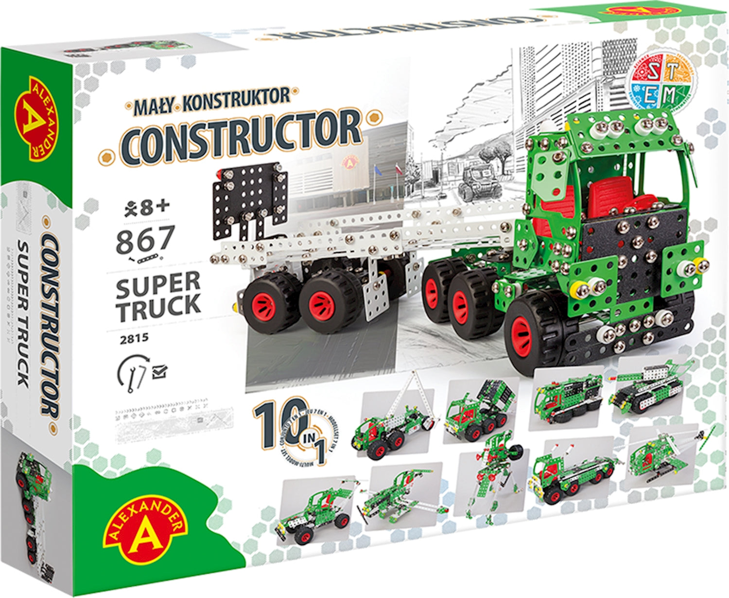 Constructor PRO Super Truck 10 in 1