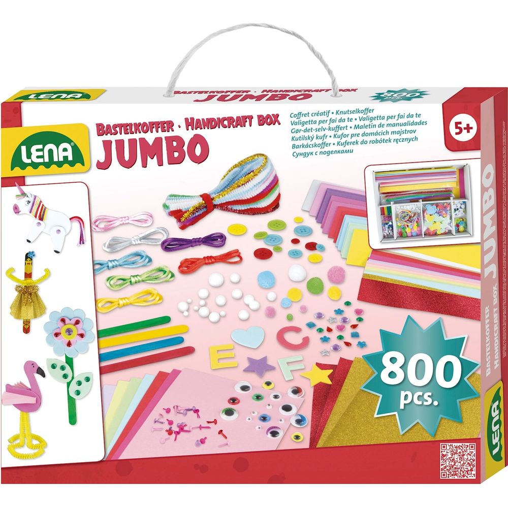 Bastelkoffer Jumbo pink