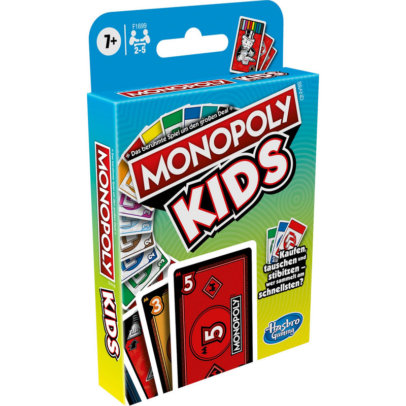 Hasbro Jeu de cartes de jeu Monopoly KIDS