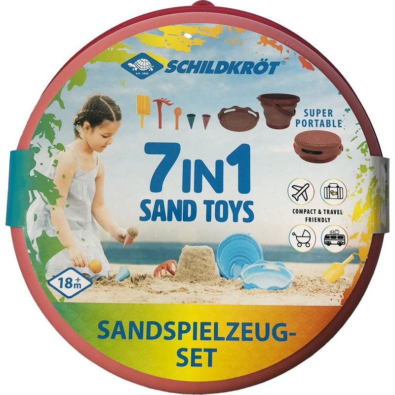 Sand Toys Faleimer-Set rot