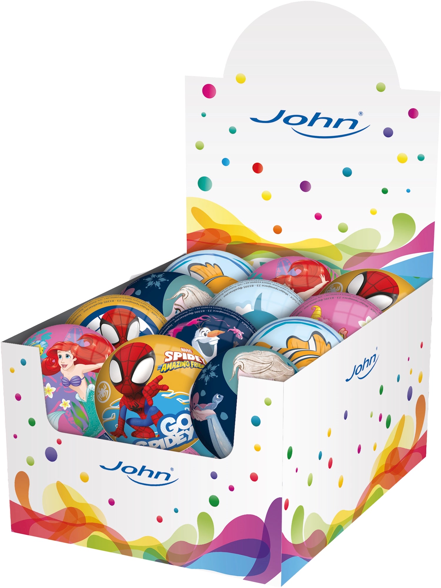 John Disney Schaumball 4-fach assortiert