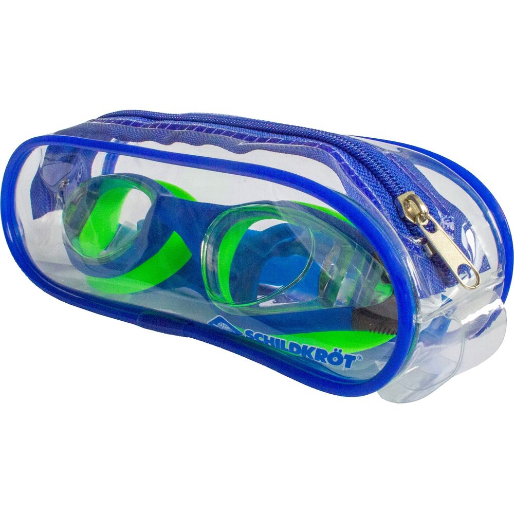 Junior Schwimmbrille Capri blau/grün